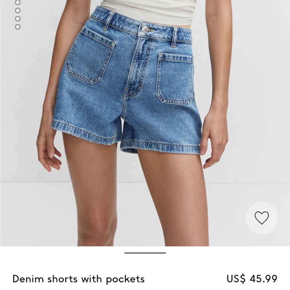 denim shorts